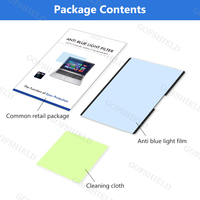 Protection d'écran magnétique anti-lumière bleue pour Surface Pro 4/5/6/7, réduction de l'éblouissement, résistant aux traces de doigts, film anti-rayures