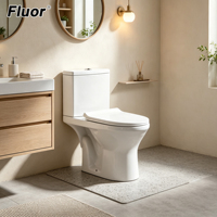 Articles sanitaires de couleur blanche élégante, toilettes disponibles en ensemble deux pièces, Inodoro De Una Pieza