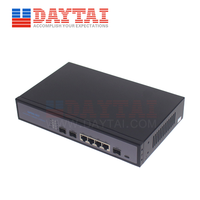 Peralatan Akses Fiber FTTH Mini GPON OLT dengan 2 Port PON