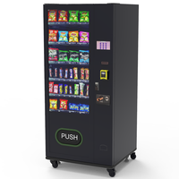Distributeur automatique de boissons réfrigérées Zhongda, vente chaude, distributeur automatique de nourriture avec fonction SDK