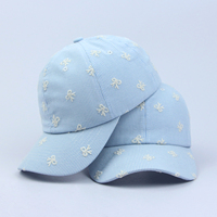 Casquette de baseball rayée ajustable pour femme, idéale pour le sport en extérieur, avec logo brodé et nœud – Collection Printemps-Été
