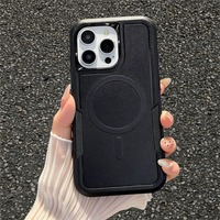 Étui magnétique antichoc 2-en-1 pour iPhone 17 Pro Max en stock