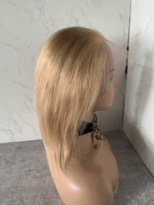 DX429巴西处女人发直发Perruque透明全蕾丝假发黑色女性编织服装和Go18英寸 - Product Image 2