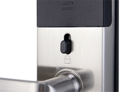 Serrure de porte intelligente pour hôtel/appartement, cylindre avec déverrouillage par empreinte digitale/mot de passe/carte, contrôle à distance par application, serrure intelligente européenne OEM