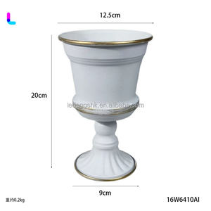 LEDA Factory Direct Wedding <b>Decoration</b> European Style White Flower Vase Flower Pot <b>Table</b> Centerpiece for Wedding <b>Decoration</b> - Product Image 4