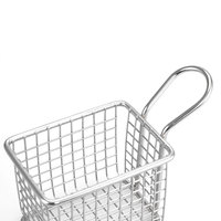 Panier à friture français en acier inoxydable frites et pommes de terre servant la présentation des aliments filet pour outil de cuisson