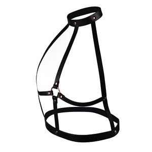 Restrict <b>Leather</b> Bondage <b>Harness</b> Black Women Adult Restraint Intimates Accessory - Product Image 5