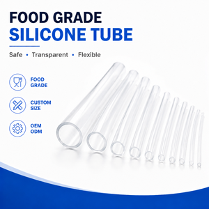 <span class=keywords><strong>Silicona</strong></span> de Grado Alimenticio para Dispensador de Agua de Cafetera, Manguera Flexible de Alta Transparencia, <span class=keywords><strong>Tubo</strong></span> de <span class=keywords><strong>Silicona</strong></span> Resistente al Calor para Bebidas, OEM - Product Image 1
