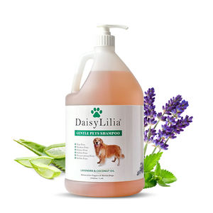 プロのペットグルーマーのためのOEMプライベートラベルオーガニックペットケア犬ガロンシャンプーとコート洗浄 - Product Image 1