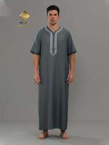 Robe de prière musulmane pour hommes, mode arabe de notre usine - Product Image 2
