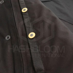 Gilet d'hiver en cuir véritable à col en V décontracté pour hommes avec couleurs personnalisables et logo Vêtements d'extérieur respirants - Product Image 2