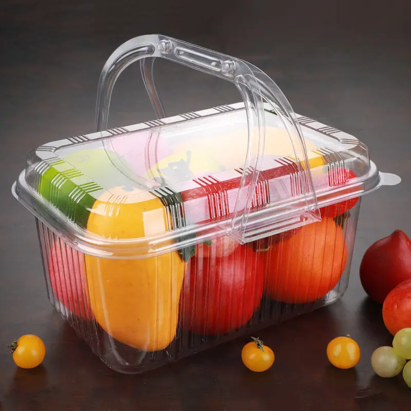 2KG2.5KG大容量プラスチック食品包装容器ブリスター透明食品収納ボックス持ち帰りデザートペストリーケーキボックス