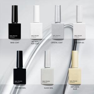 HONEY GIRL OEM 15ML UV LED Esmalte de uñas Super Shine Matte Clear Gel Top Coat No Wipe High Shine Base y Top Coat Esmalte de uñas - Product Image 4