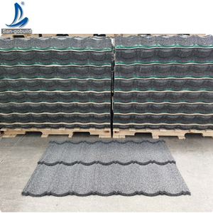 Tejas Metálicas <span class=keywords><strong>con</strong></span> Recubrimiento de Piedra de Aluzinc de 0.3 mm SANGOBUILD - Diseño Moderno, Garantía de por Vida, Uso en Villas - Product Image 4