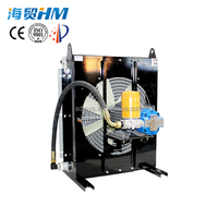 Refroidisseur d'huile hydraulique de la série HM-DLXH, pompe à huile intégrée, échangeur de chaleur de haute qualité, vente directe d'usine