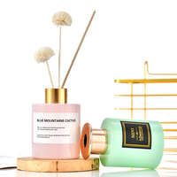Bouteille diffuseur en verre vide, sans BPA, écologique, pour huiles essentielles et bâtonnets de diffuseur, idéale pour l'artisanat DIY