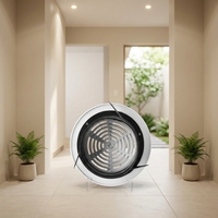 Grille d'aération de retour d'air pour système CVC de 6 pouces, en plastique, pour plafond