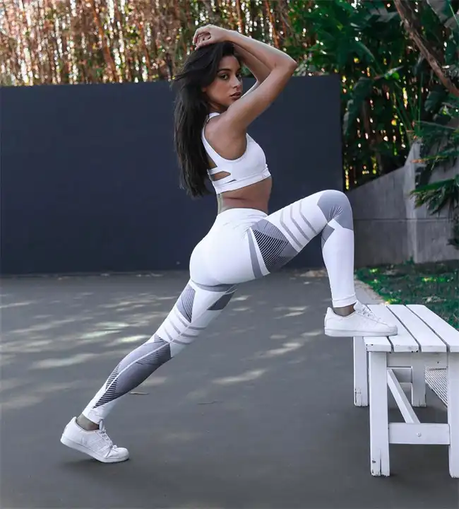 New Fashion Fitness Pants Printed Sweatpants Butt Scrunch Legging Tights  Leggings For Women