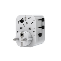 Nouvelle arrivée broche mise à la terre chargeur rapide terre mise à la terre adaptateur de voyage adaptateur UKCA prise de courant électrique