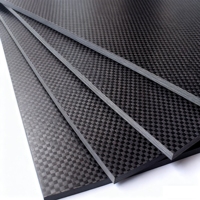 Plaque en fibre de carbone 3K Twill, finition brillante ou mate, panneau CFRP, découpe CNC personnalisée pour drones RC, équipement automobile et sportif