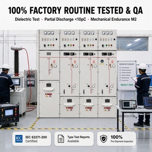 ตู้สวิตช์เกียร์ฉนวนกันไนโตรเจนแบบ SF6 ขนาด 12kV 630A ระดับ IP67 พร้อมระบบ VCB แบบ LBS สำหรับจ่ายไฟฟ้าแรงดันปานกลาง - Product Image 5