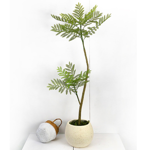 Planta de suelo <span class=keywords><strong>tropical</strong></span> de árbol de <span class=keywords><strong>Jacaranda</strong></span> Artificial de 120cm de altura para decoración interior del hogar y la Oficina para Navidad y Año Nuevo - Product Image 2