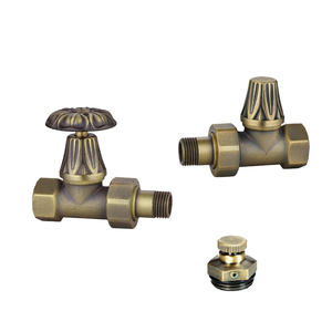 Válvula de radiador de latón para uso doméstico para agua caliente, calefacción Central, solución de diseño gráfico personalizable para cubierta de tubería de radiador Kraan - Product Image 1