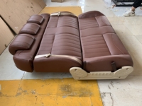 Siège de camping-car en cuir de luxe, inclinable et transformable en lit, avec ceinture de sécurité confortable et imperméable à 3 points pour modèle de fourgon Vito