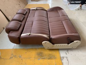 Asiento de Cuero de Lujo para Autocaravana, Ajustable, Reclinable, Convertible en Cama, con Cinturón de Seguridad de 3 Puntos Impermeable y Cómodo, para Modelo Vito Van - Product Image 5