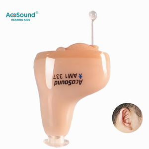 Alat bantu dengar tidak terlihat bersertifikasi, alat bantu dengar tersembunyi dalam telinga untuk perlindungan pendengaran tuli, alat bantu medis OTC 8 saluran - Product Image 1