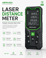 DERUIDA 50M 70M 100M 120M Télémètre laser numérique avec écran LCD pour travaux de rénovation et de construction
