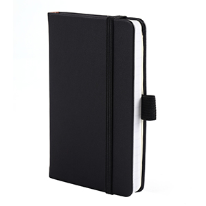 Cuaderno de tapa dura de cuero tamaño bolsillo A6 A7 al por mayor varios colores 100 hojas páginas interiores impresas con correa elástica - Product Image 3