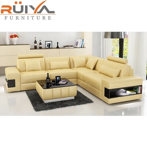 Divano Angolare in Pelle con Illuminazione LED Design Classico Italiano per Soggiorno - Product Image 3