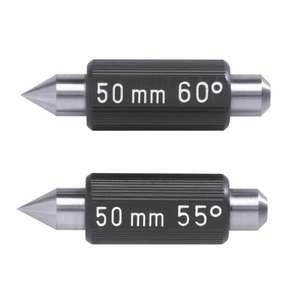 HELIOS PREISSER - 0870807 <b>Thread</b> flank setting <b>gauges</b> for external measuring metric ISO 60° MICROMETERS AND DIAL <b>GAUGES</b> - Product Image 1