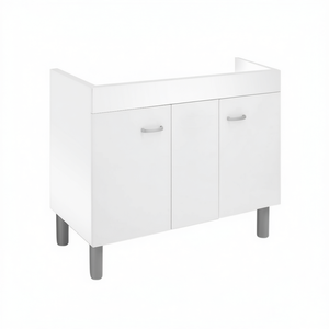 Sottolavello en kit para lavabo de acero inoxidable 120x50 Teak X/Lav. Almacenamiento de Cocina Inox Cm 120X50 - Product Image 3