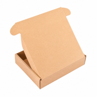Boîtes d'expédition en carton ondulé 8x6x4 pouces, type avion, en kraft, imprimées sur mesure, pliables, recyclables et durables pour vêtements et articles vestimentaires