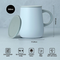 Thermos à café réutilisable en acier inoxydable Everich, tasse de voyage personnalisée avec couvercle