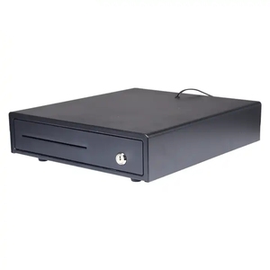 Caisse enregistreuse électronique intelligente à déclenchement automatique en métal RJ11, terminal de point de vente, tiroir-caisse à rabat avec 4 compartiments pour billets - Product Image 5