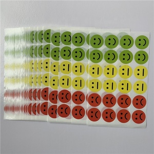 Color personalizado Smiley cara feliz pegatinas - Product Image 2