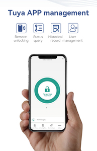 Serrures <span class=keywords><strong>de</strong></span> porte intelligentes et fines, <span class=keywords><strong>partage</strong></span> <span class=keywords><strong>de</strong></span> code temporaire, gestion d'accès flexible, solution <span class=keywords><strong>de</strong></span> configuration facile <span class=keywords><strong>pour</strong></span> la maison, le bureau, l'appartement - Product Image 3