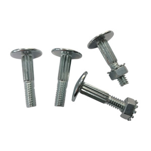 OEM Carriage Bolt <b>Coach</b> Bolt With Serrated Flange Lock Nut Grade 4.8 8.8 Carbon Steel Zinc Coated Fastener For Woodworking Bolts - Product Image 6