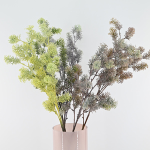 Handmade <strong>Ming</strong> Asparagus Fern Plush Grass Artificial 85cm Wedding Hall Decoration Home Living Room Flower Arrangement - Product Image 1