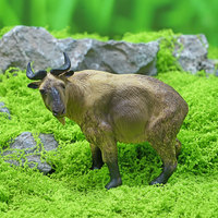 Figurines de bétail réaliste en PVC massif, best-seller transfrontalier : Gnou, Antilope, Bovin – Décoration de maternité et de maison