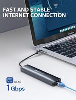 Hub USB C Dockteck avec HDMI 4K, Ethernet 1 Gbps, alimentation 100 W, 7 ports en 1 pour MacBook/iPad Pro/XPS