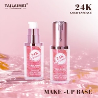 Base de Maquillage Liquide Hydratante et Anti-Âge au Niacinamide et Acide Kojique, Or 24K, Style Arabe - Concentré Éclaircissant et Illuminateur