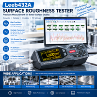 Testeur de rugosité de surface portable Lee432A, instrument de mesure de la rugosité numérique avec écran LCD matriciel