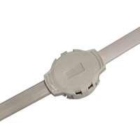 Lampes LED à points RVB/RVBW programmables automatiquement IP67 30mm SMD3535 12V en PVC pour l'intérieur, l'extérieur, le paysage et les attractions
