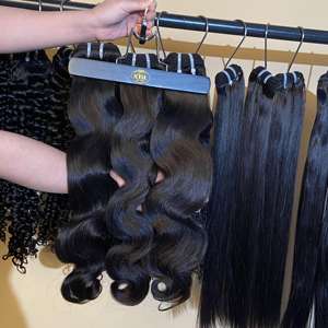 20A มัดผมมนุษย์ผมแท้แบบไม่ผ่านการทำผมมนุษย์แบบคู่ - Product Image 1