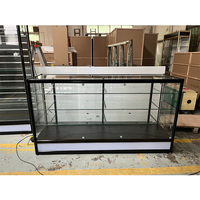 Vitrines à portes coulissantes en verre pour présentation de produits de tabac, table de présentation de luxe pour boutique de tabac, décoration de boutique de tabac