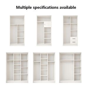 <span class=keywords><strong>Armario</strong></span> de Acero con Puerta de Vidrio, Independiente, para Dormitorio y Sala de Estar, Duradero, Ecológico, Fácil de Montar - Product Image 3
